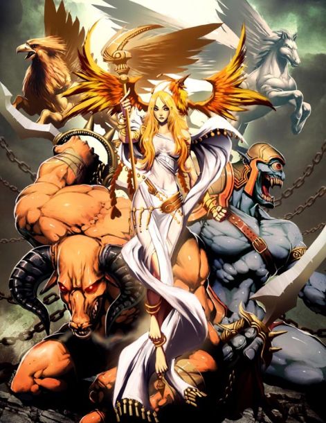 aphroidite_and_the_beasts__by_genzoman.jpg